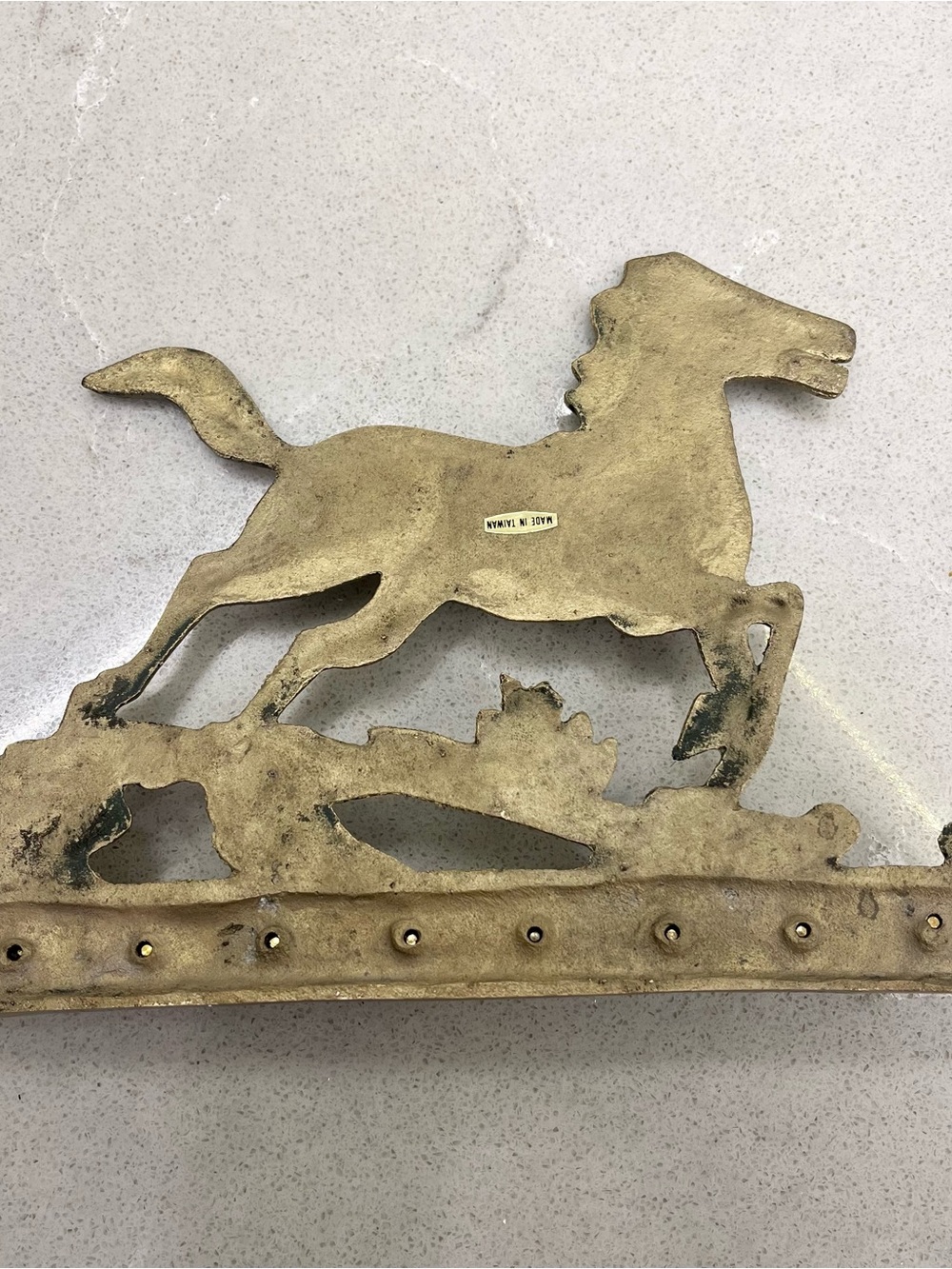 Vintage solid brass key holder - Picture 4 of 4